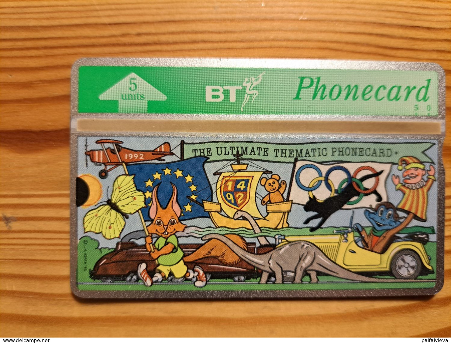 Phonecard United Kingdom 246A - Ultimate Thematic Phonecard, Olympic Games, Dinosaur, Car, Train, Cat 4.500 Ex - [ 8] Ediciones De Empresas