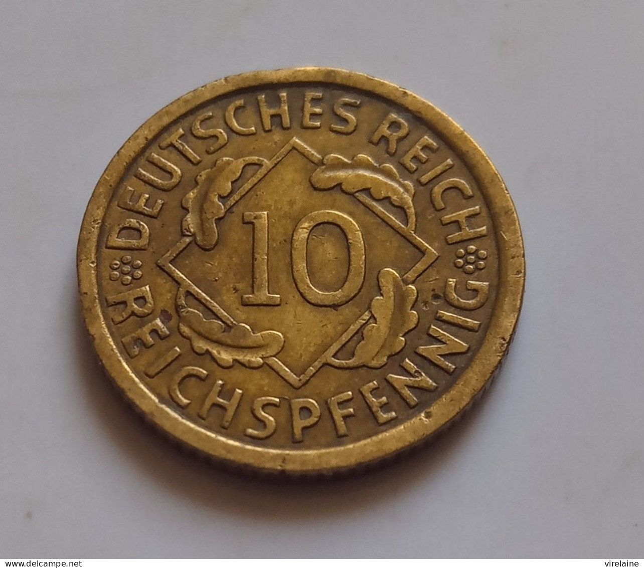 ALLEMAGNE 10 REICHSPFENNIG 1935 A N° 225 D - 10 Renten- & 10 Reichspfennig