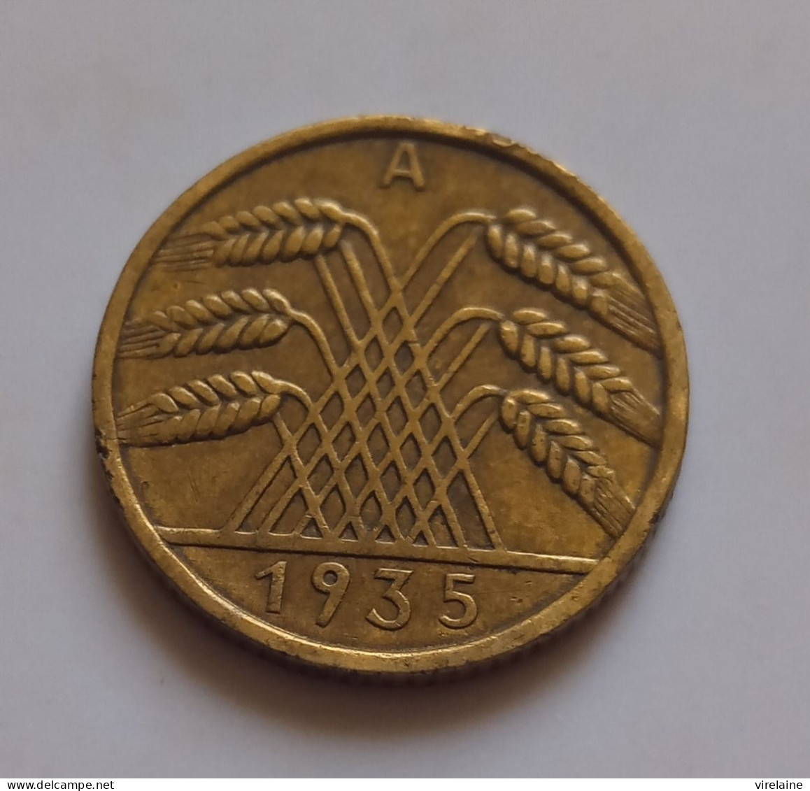 ALLEMAGNE 10 REICHSPFENNIG 1935 A N° 225 D - 10 Renten- & 10 Reichspfennig