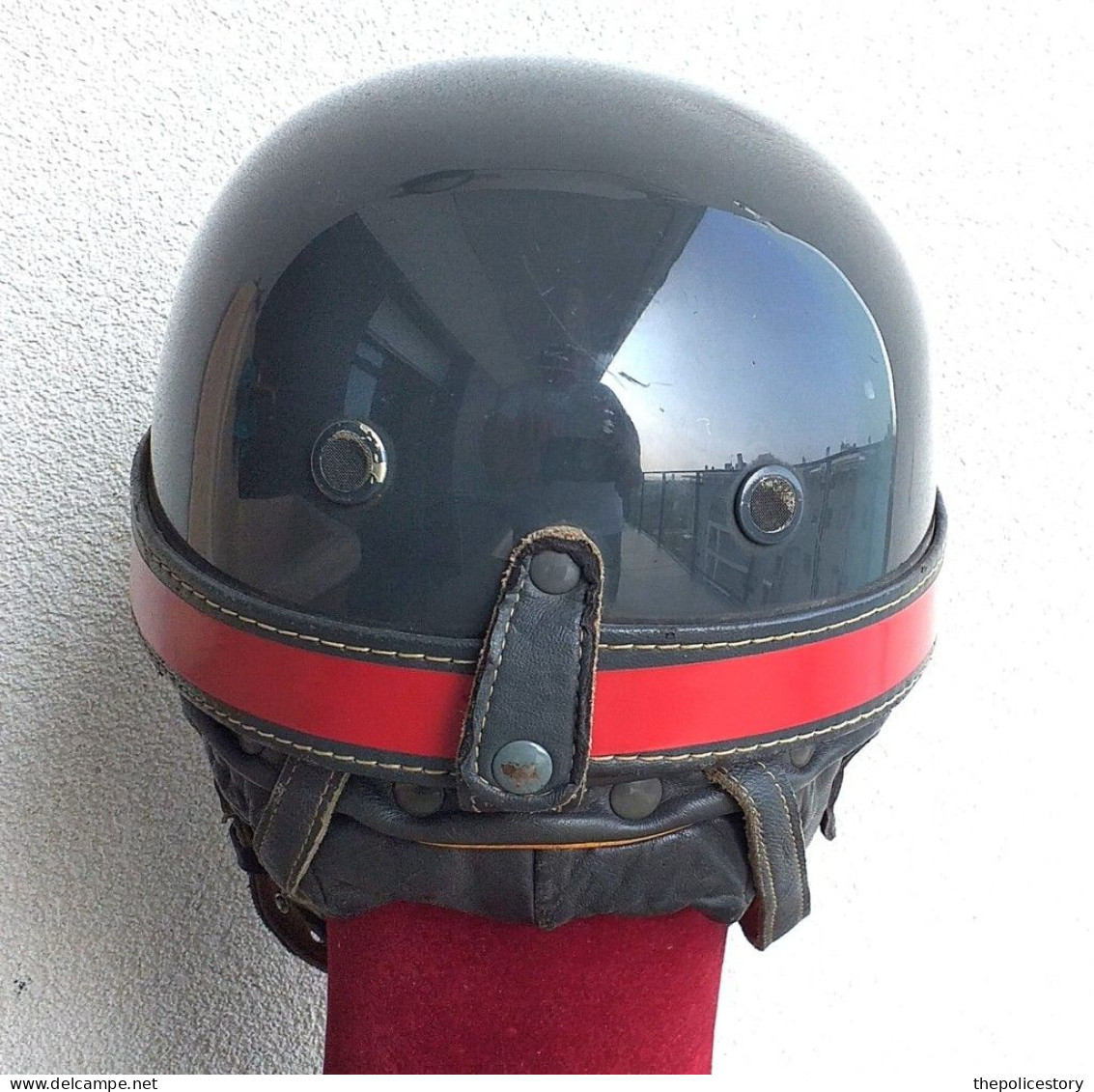 Casco Vintage Moto Originale D'epoca Rara Taglia Grande Ottimo Stato - Moto