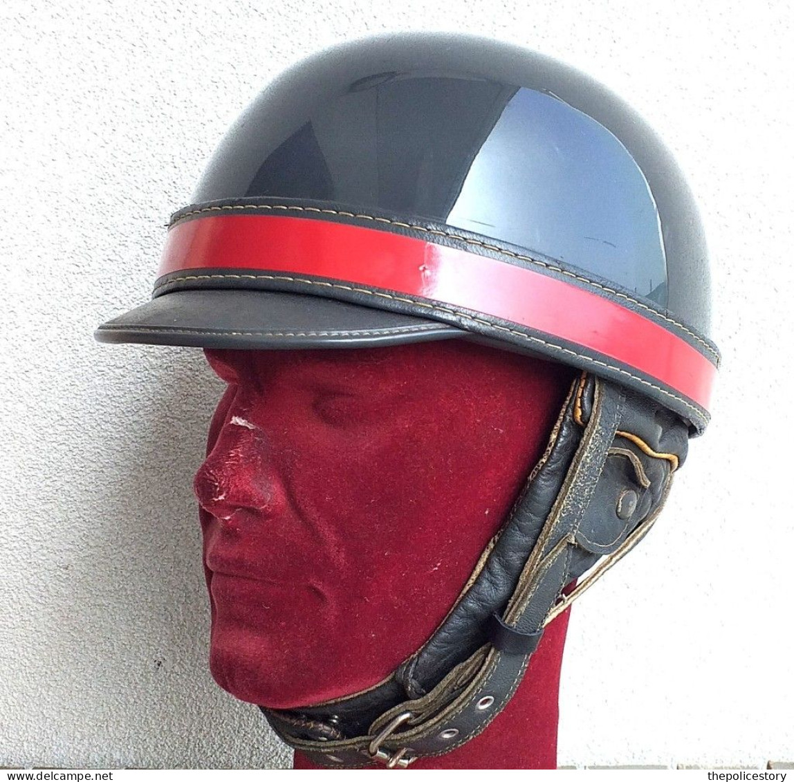 Casco vintage moto originale d'epoca rara taglia grande ottimo stato