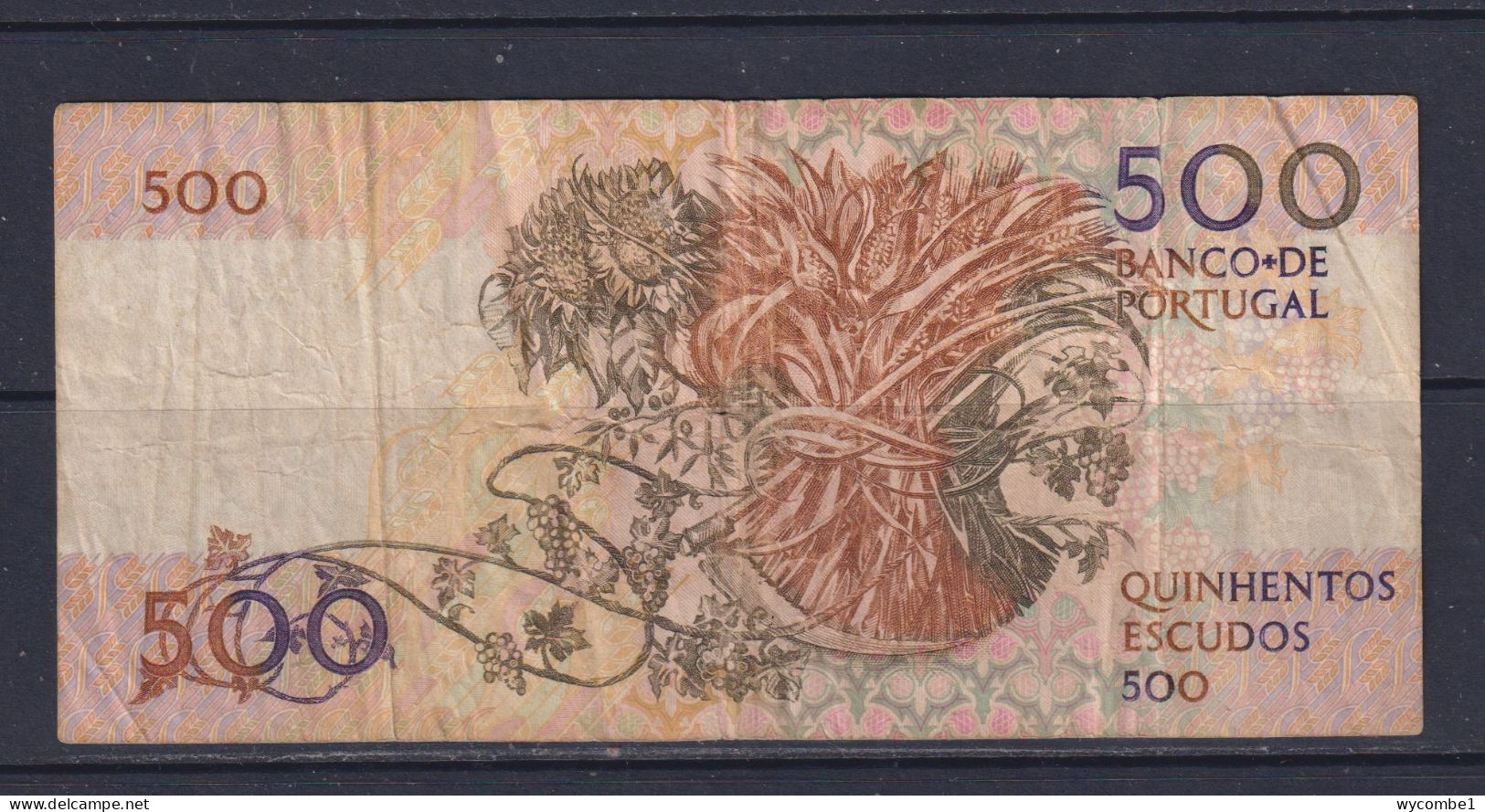 PORTUGAL  - 1989 500 Escudos Circulated Banknote - Portogallo