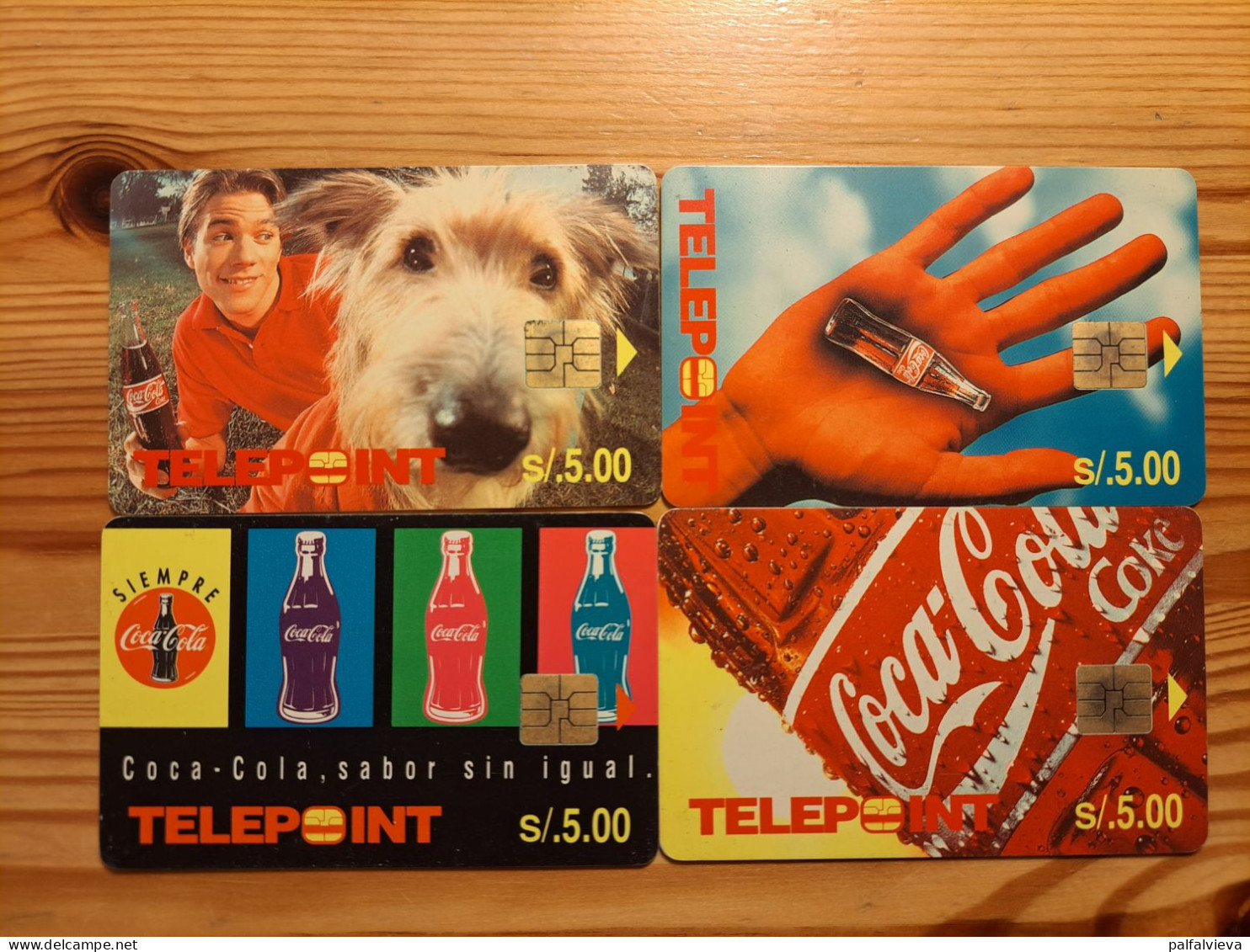 Phonecard Set Peru - Coca Cola, Puzzle, Polar Bear - Perú