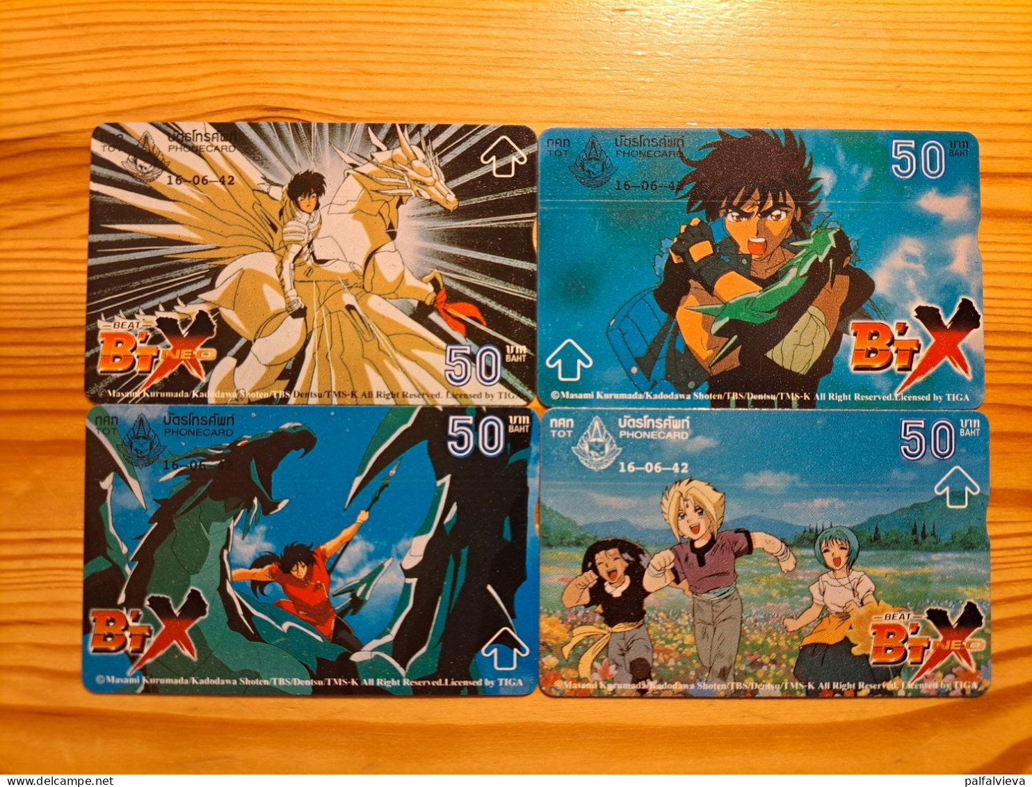 Phonecard Set Thailand - Anime, Bix - Thailand