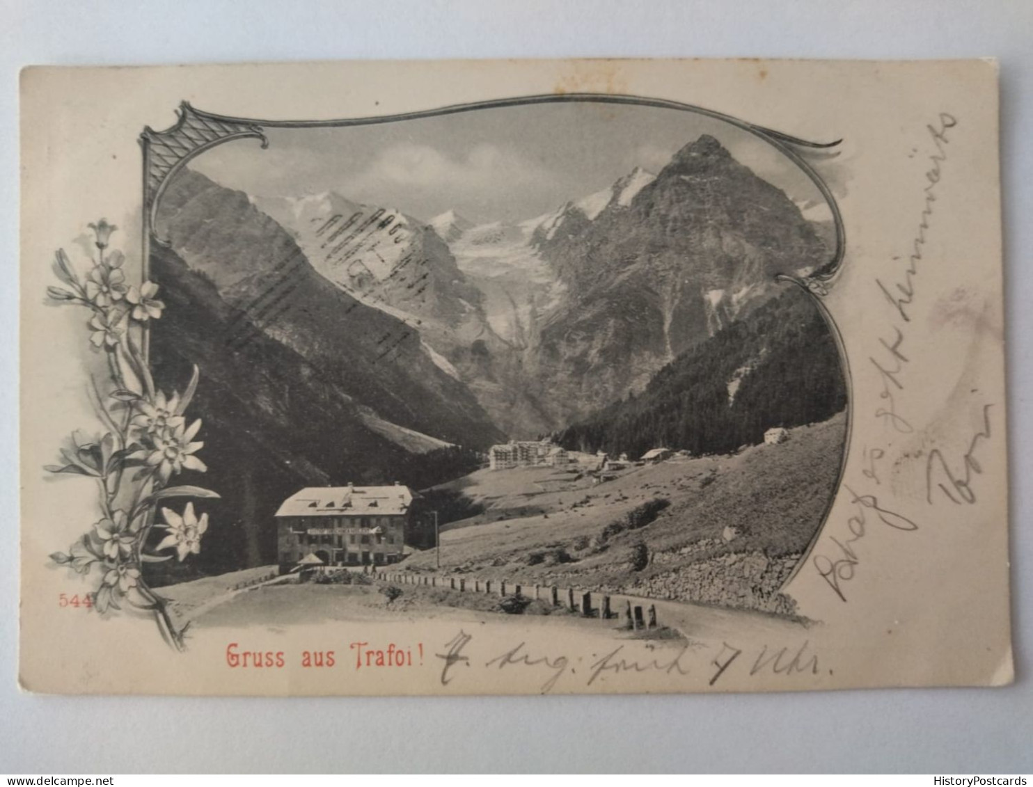 Gruß Aus Trafoi In Südtirol, Gasthof Zur Schönen Aussicht,  K&K Zeit, 1903 - Bolzano (Bozen)