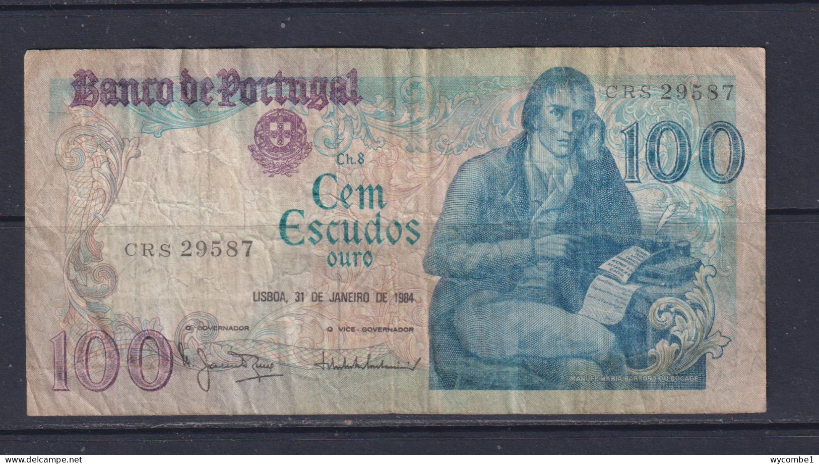 PORTUGAL  - 1984 100 Escudos Circulated Banknote - Portugal