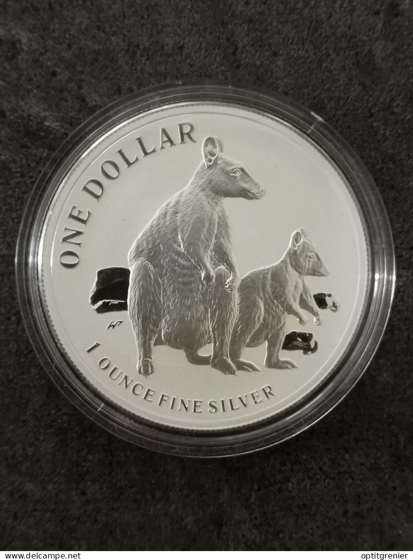 1 DOLLAR ARGENT 2011 KANGAROO KANGOUROU AUSTRALIE / 1 ONCE FINE SILVER / AUSTRALIA - Collezioni