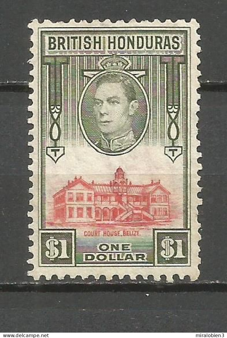 HONDURAS BRITANICA YVERT NUM. 127 USADO - British Honduras (...-1970)