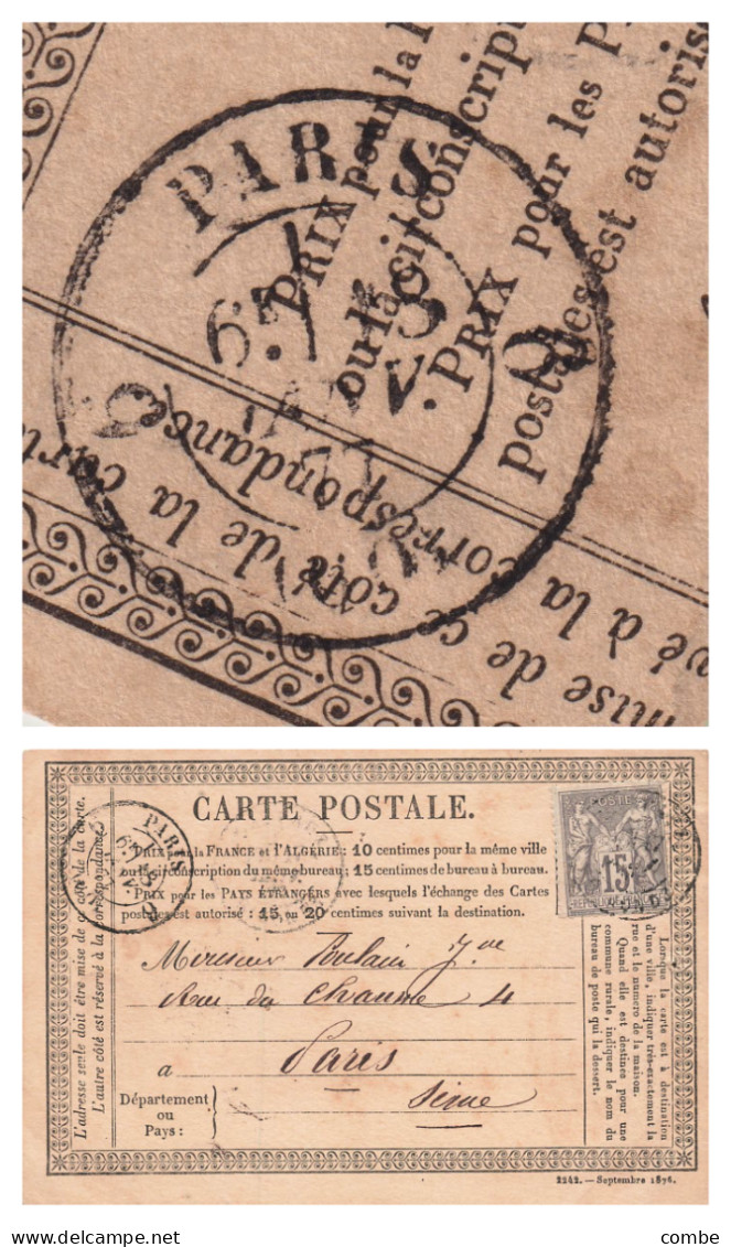 CARTE PRECURSEUR N° 26. BORDEAUX. GIRONDE. T 18. PARIS ROUTE 6 - Cartes Précurseurs