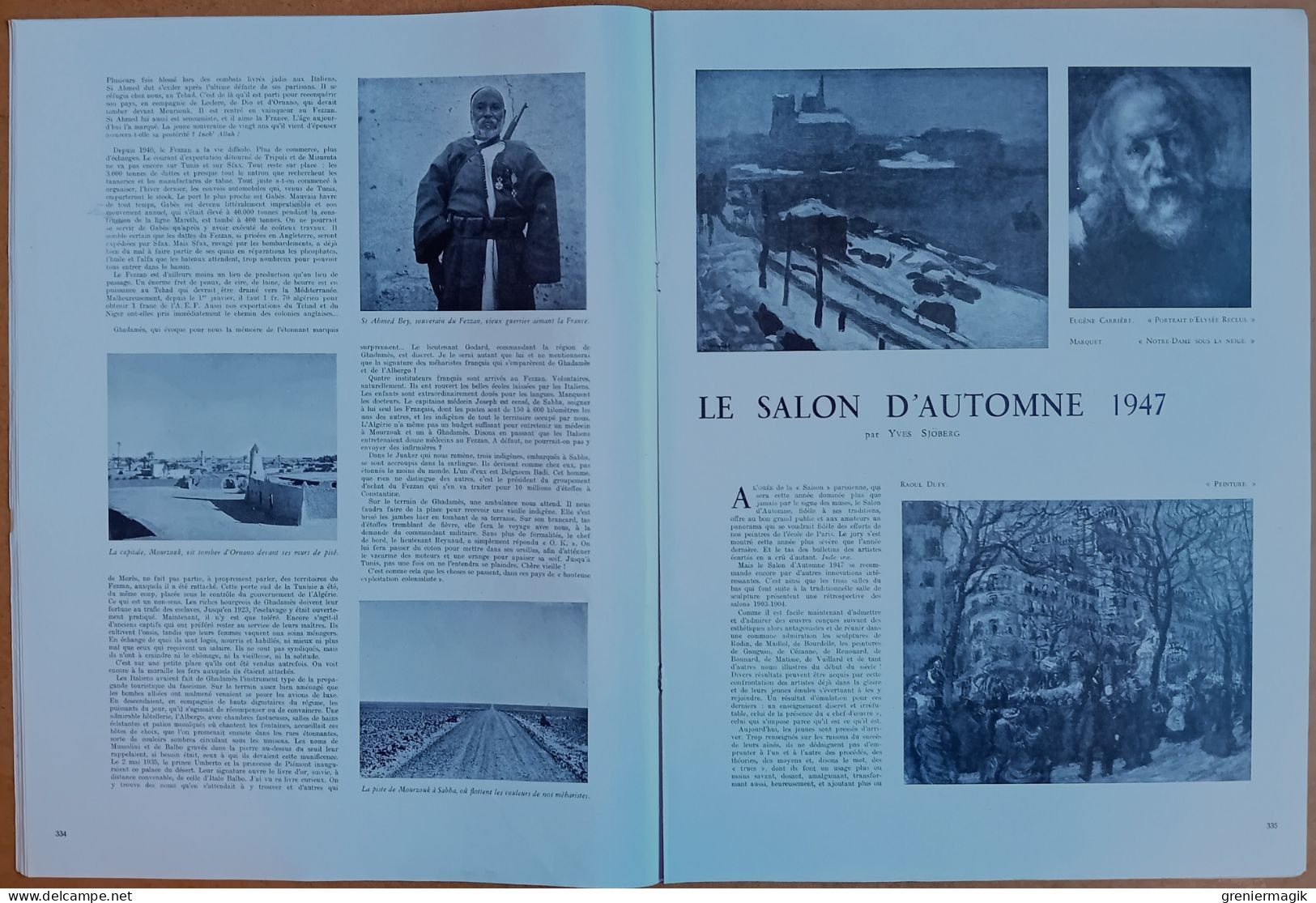 France Illustration N°107 18/10/1947 La Mecque/Thor Heyerdahl Kon-Tiki/Elections municipales/Salon d'automne/Fezzan/Mode