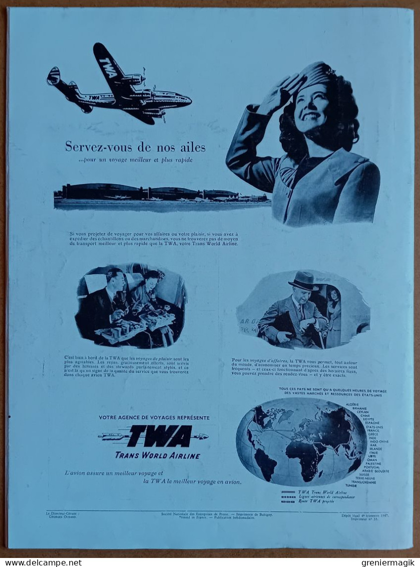 France Illustration N°107 18/10/1947 La Mecque/Thor Heyerdahl Kon-Tiki/Elections municipales/Salon d'automne/Fezzan/Mode