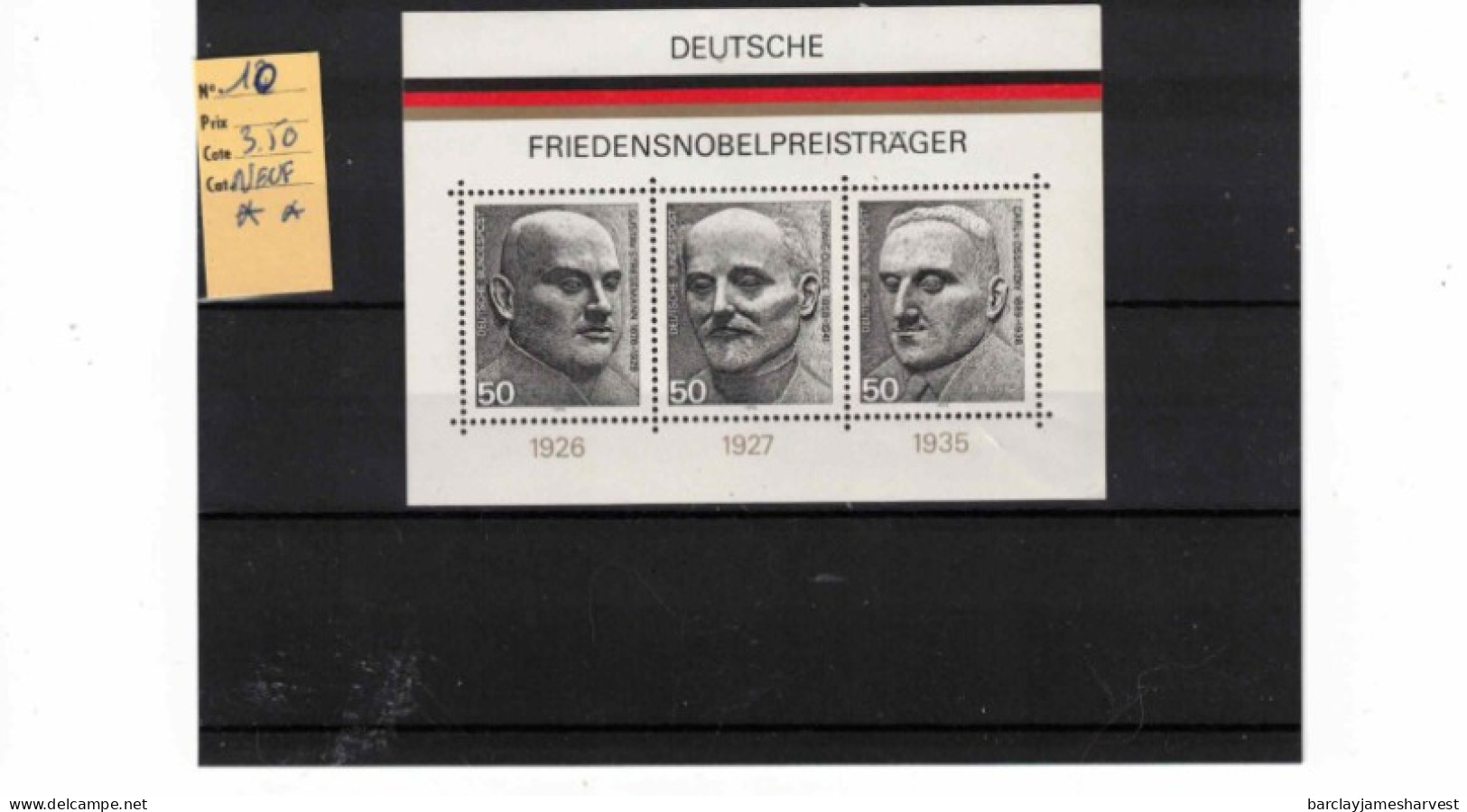 Blocs Feuillets D'Allemagne Fédérale Neuf** Luxe - 1959-1980