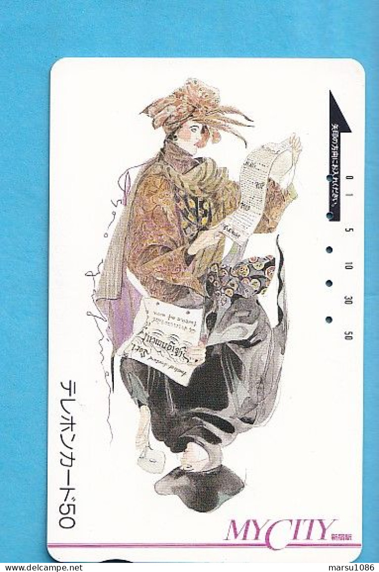 Japan Telefonkarte Japon Télécarte Phonecard - Musik Music Musique Girl Frau Women Femme - Music