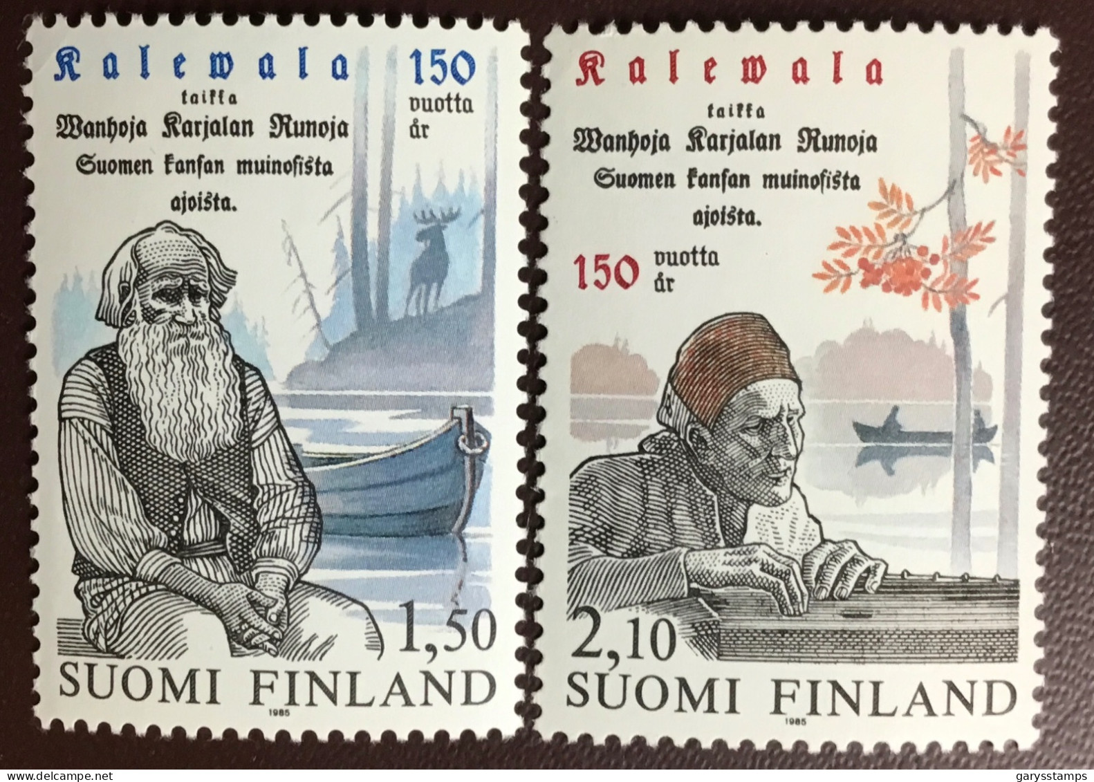 Finland 1985 Kalevala Anniversary MNH - Unused Stamps