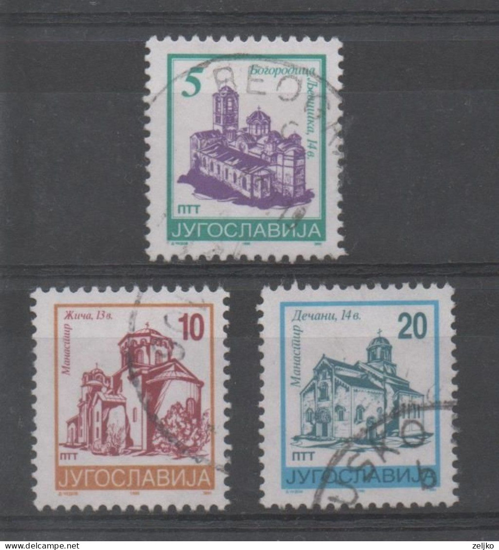 Yugoslavia, Used, 1996, Michel 2755 - 2757 - Gebraucht