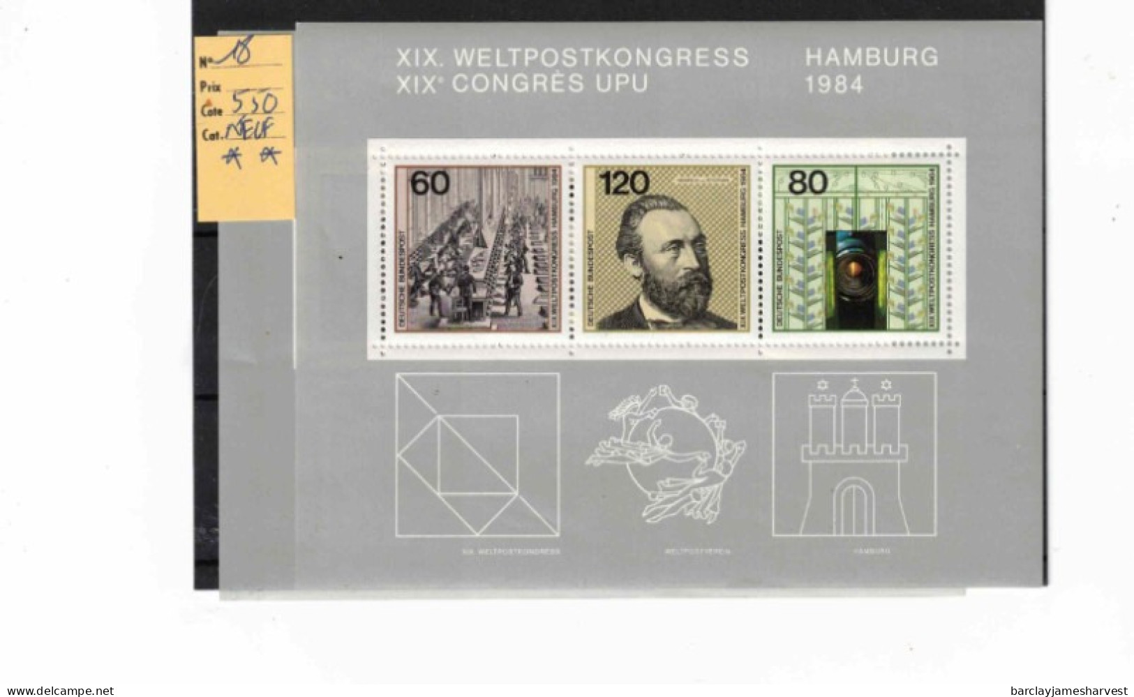 Blocs Feuillets D'Allemagne Fédérale Neuf** Luxe - 1981-1990