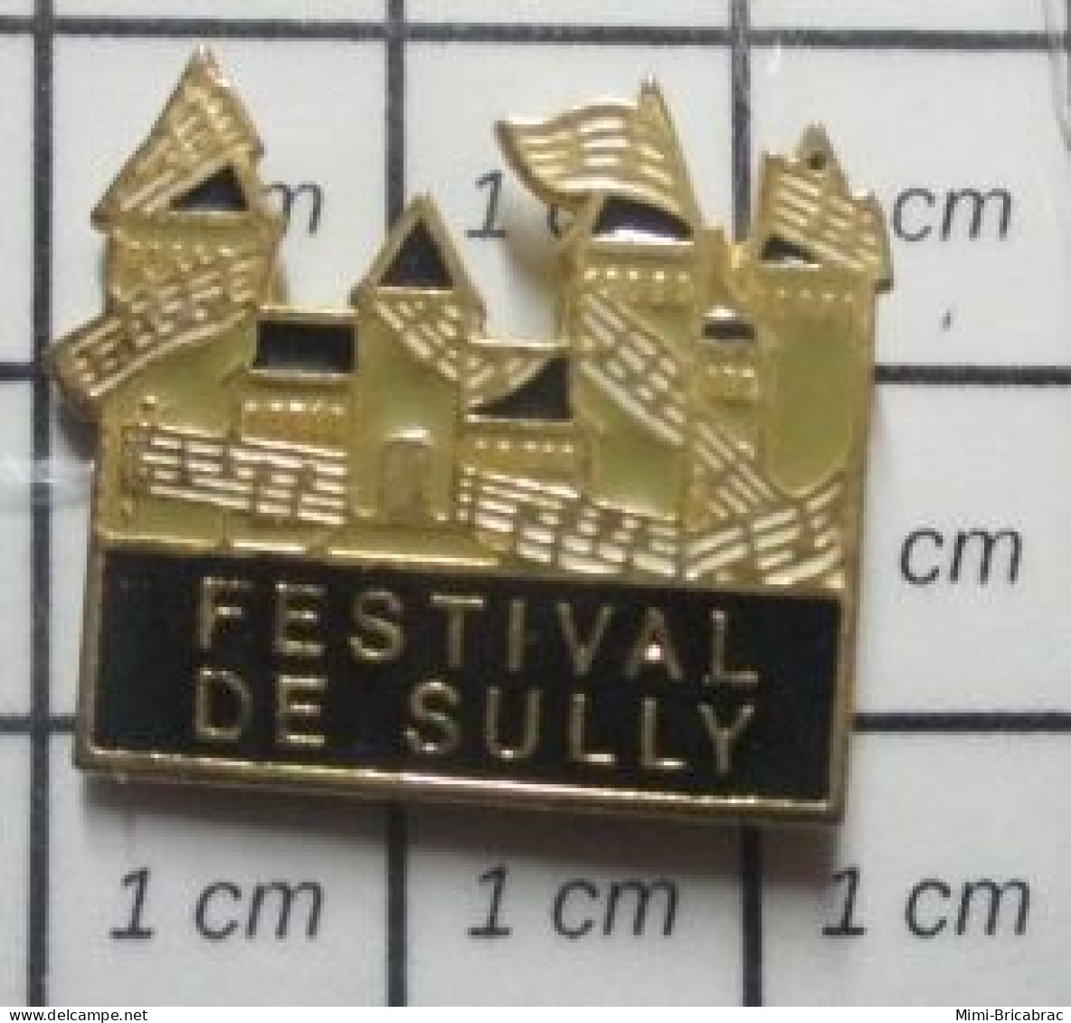 615e Pin's Pins / Beau Et Rare / MUSIQUE / C'est Pas Sous La Couette ! FESTIVAL DE SULLY CHATEAU - Navidad