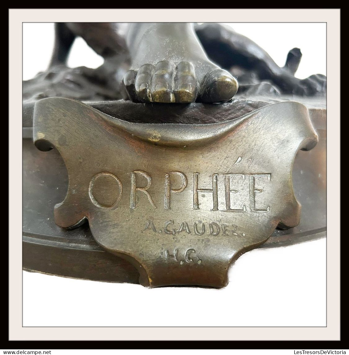 Bronze D'orphée Par Adrien Antoine Gaudez - #AffairesConclues - Other & Unclassified