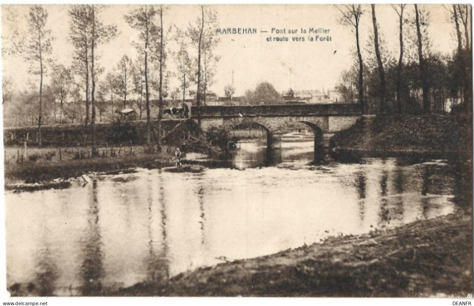 MARBEHAN : Pont Sur La Mellier Et Route Vers La Forêt. - Habay