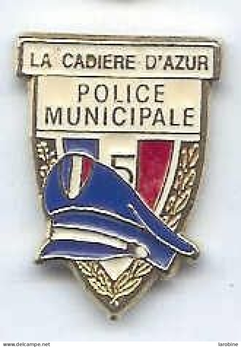 @@ Casquette Police Municipale La Cadière D' Azur Var PACA @@pol114 - Polizei
