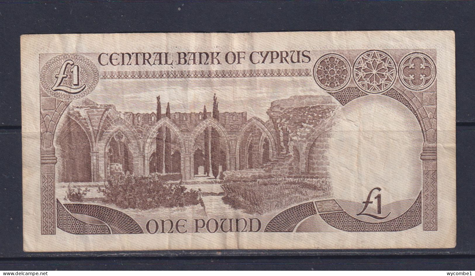 CYPRUS  - 1989 1 Pound Circulated Banknote - Cyprus