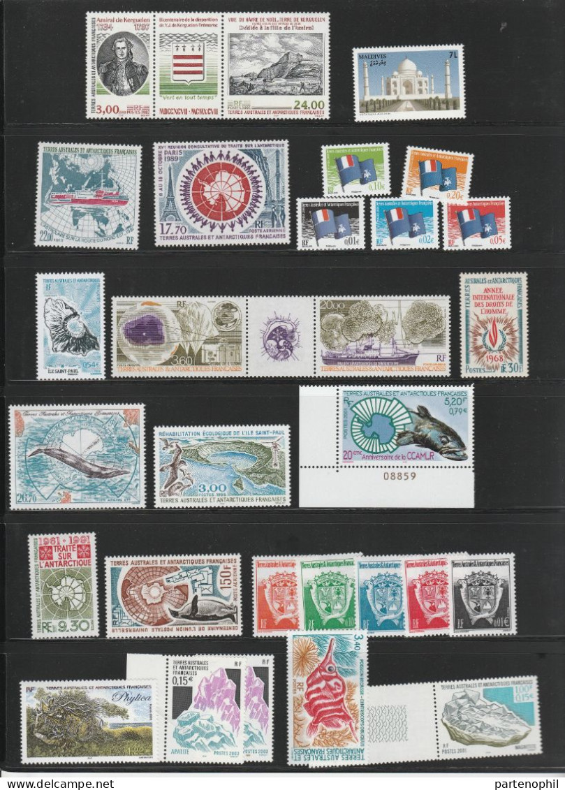 TAAF - Terre Australi E Antartiche Francesi Collezione MNH Cat. € 585,00 - Colecciones & Series