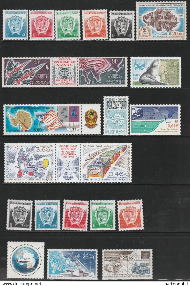 TAAF - Terre Australi E Antartiche Francesi Collezione MNH Cat. € 585,00 - Lots & Serien