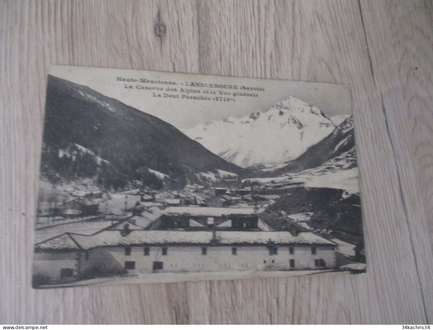 CPA 73 Savoie Lanslebourg La Caserne Des Alpins Et L Vue Générale - Otros & Sin Clasificación