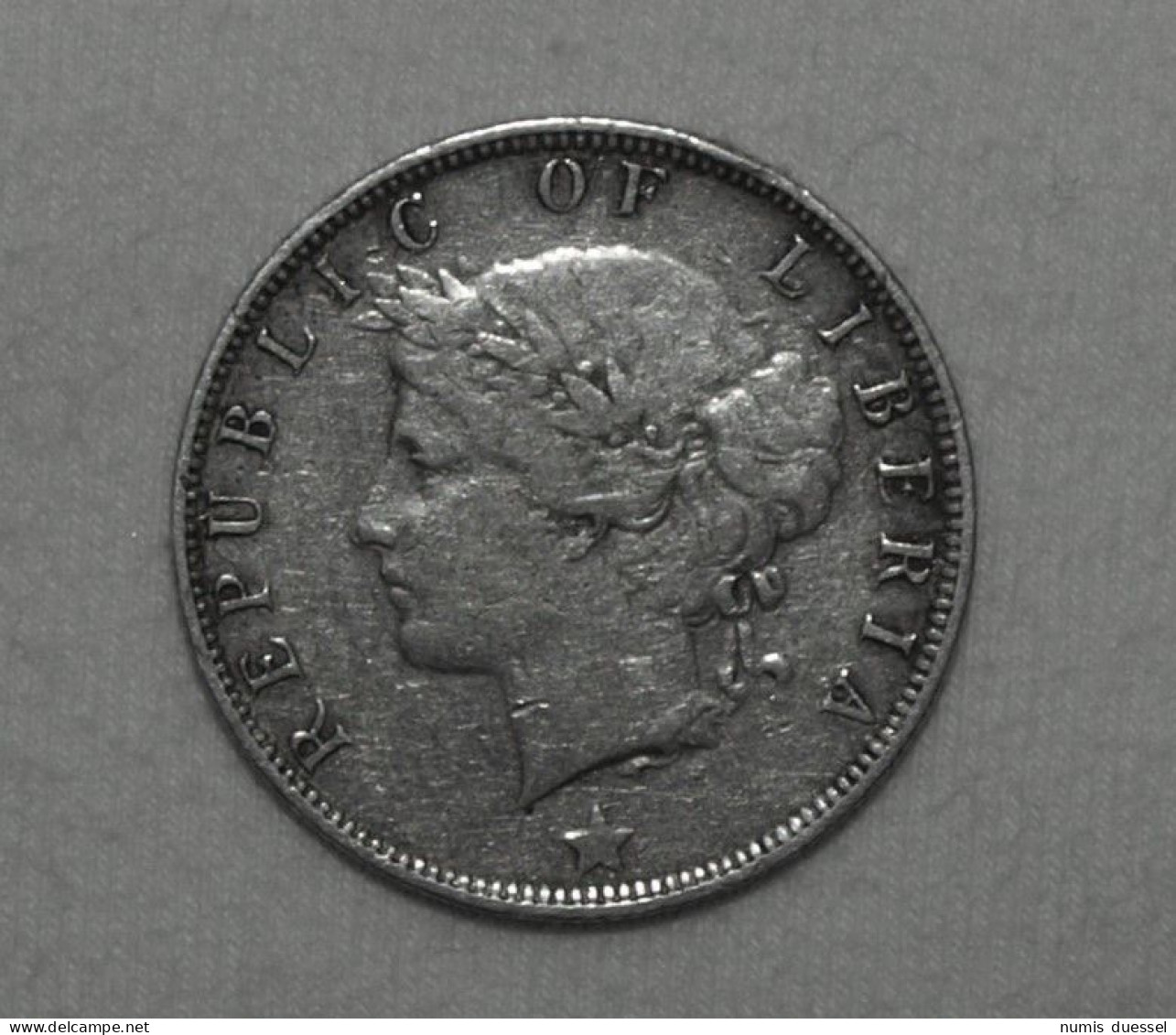 Silber/Silver Liberia Liberty Head, 1906 H, 25 Cents - Liberia