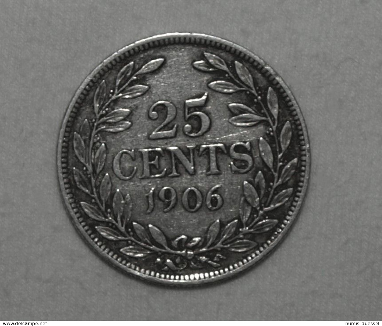 Silber/Silver Liberia Liberty Head, 1906 H, 25 Cents - Liberia