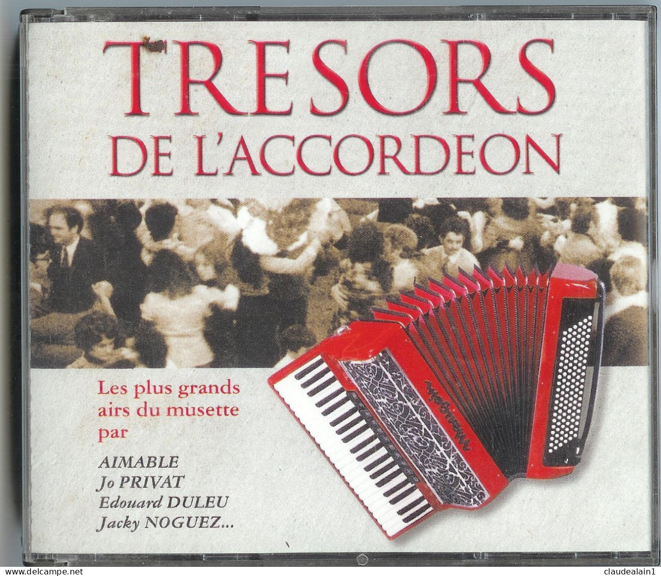 ALBUM CD TRESOR DE L'ACCORDEON - Les Plus Grands Airs Du Musette (4 CD & 72 Titres) - Très Bon état - Musicals