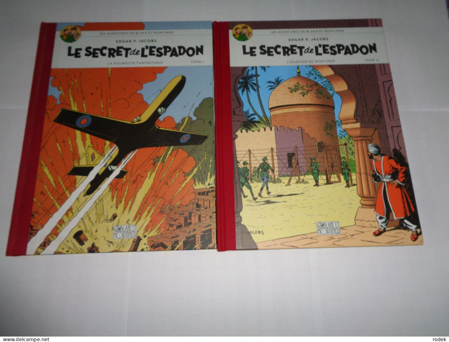 Blake Et Mortimer 4 Albums : Le Secret De L'espadon Tome I,II,III Et Le Mystere De La Grande Pyramide Tome I ( Ed. 2008 - Blake Et Mortimer