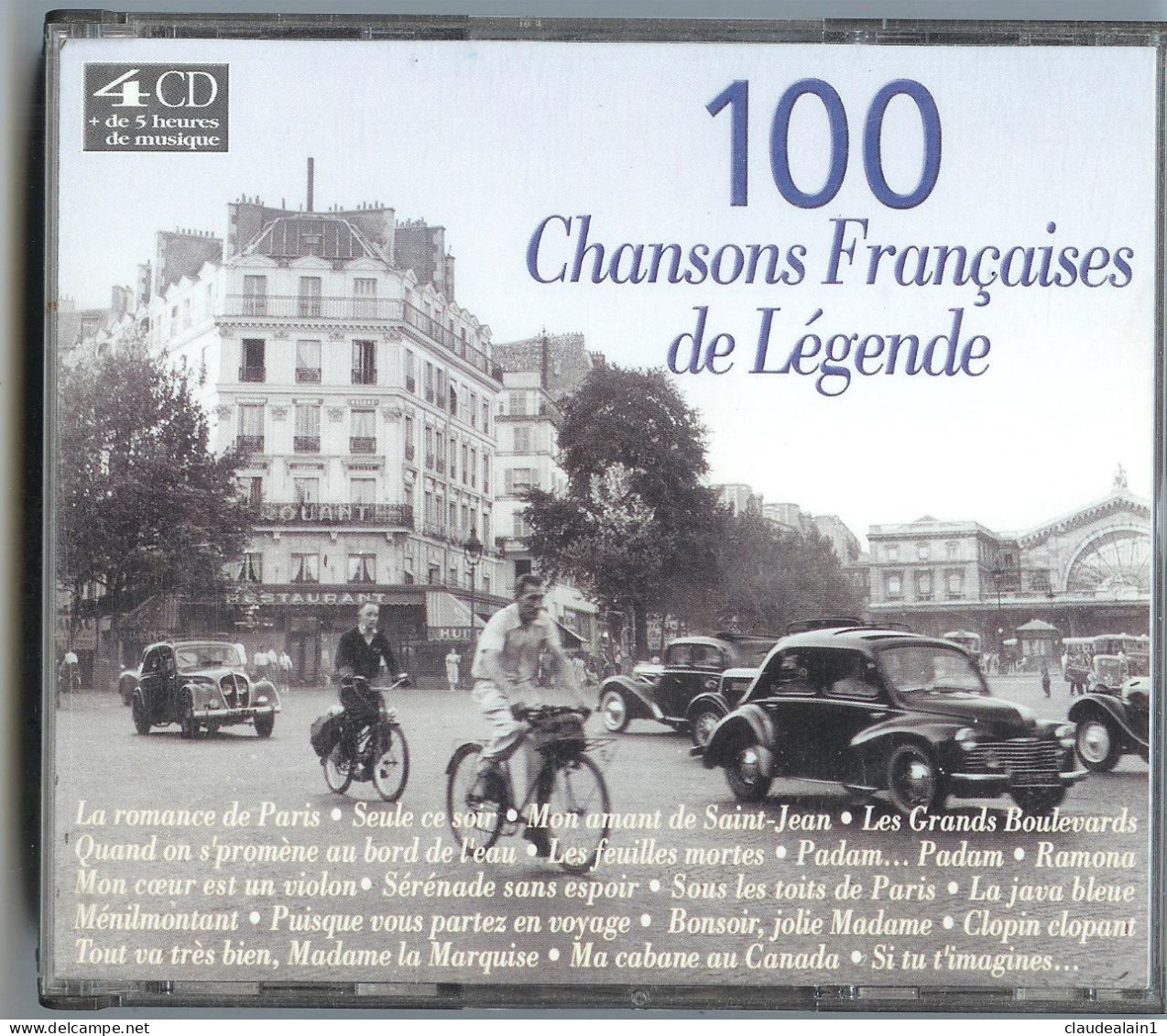 ALBUM CD 100 Chansons Françaises De Légende (4 CD & 100 Titres) - Très Bon état - Autres - Musique Française