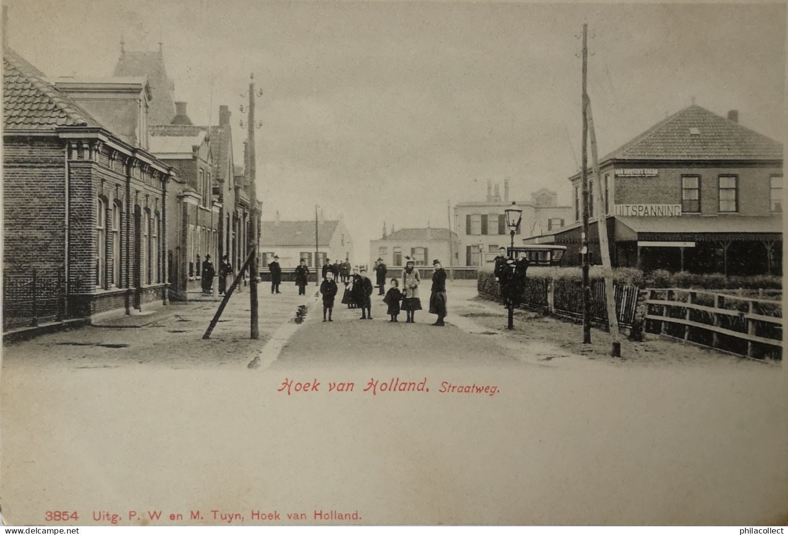 Hoek Van Holland // Straatweg (Uitspanning) Ca 1900 Topkaart - Hoek Van Holland