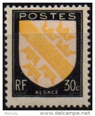 FRANCE - Blason De L'Alsace Sans Le Rouge - Trucage Chimique - Unused Stamps