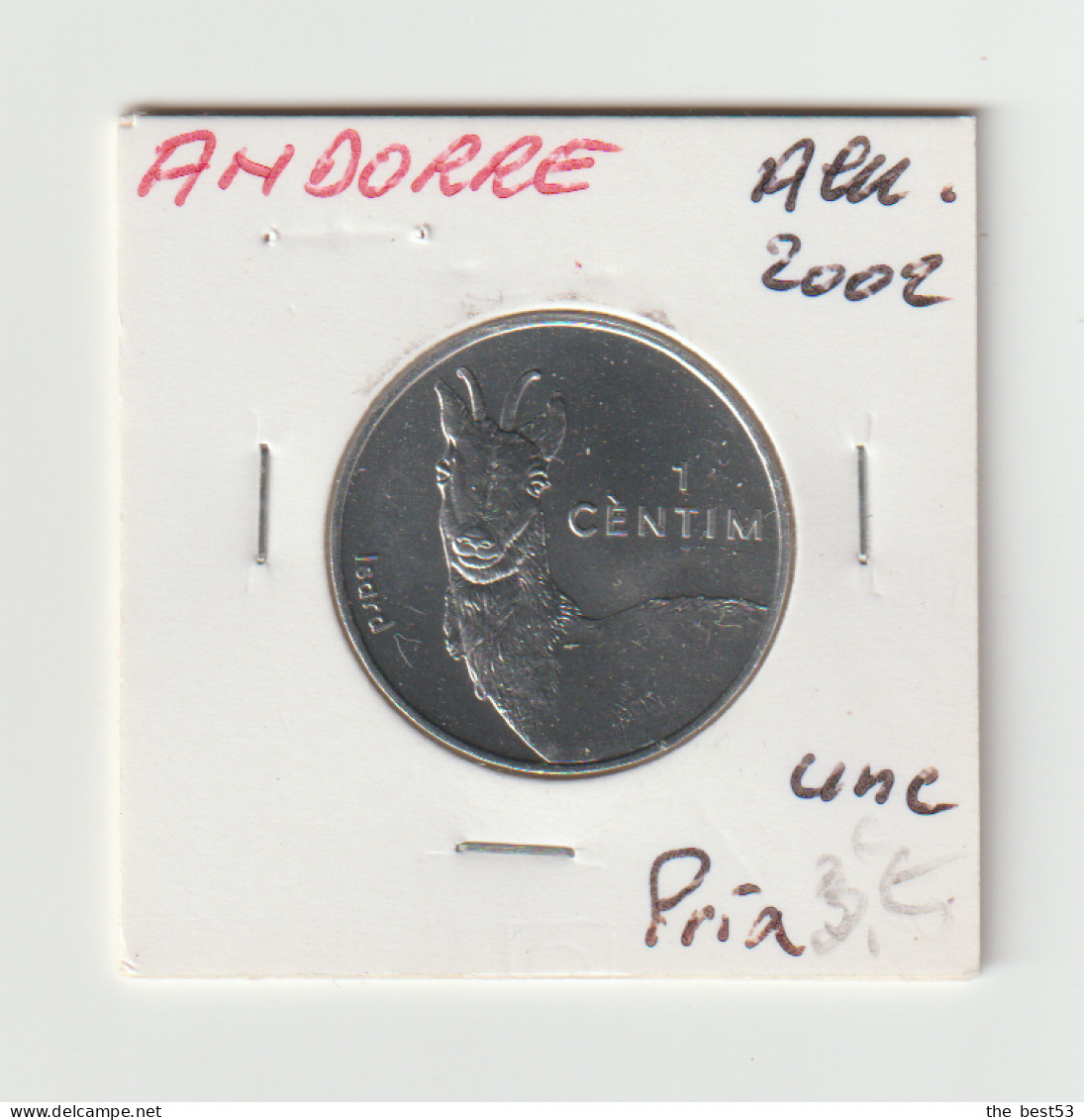 Andorre  -  1 Centims  Alu  -  2002  -  UNC - Andorra