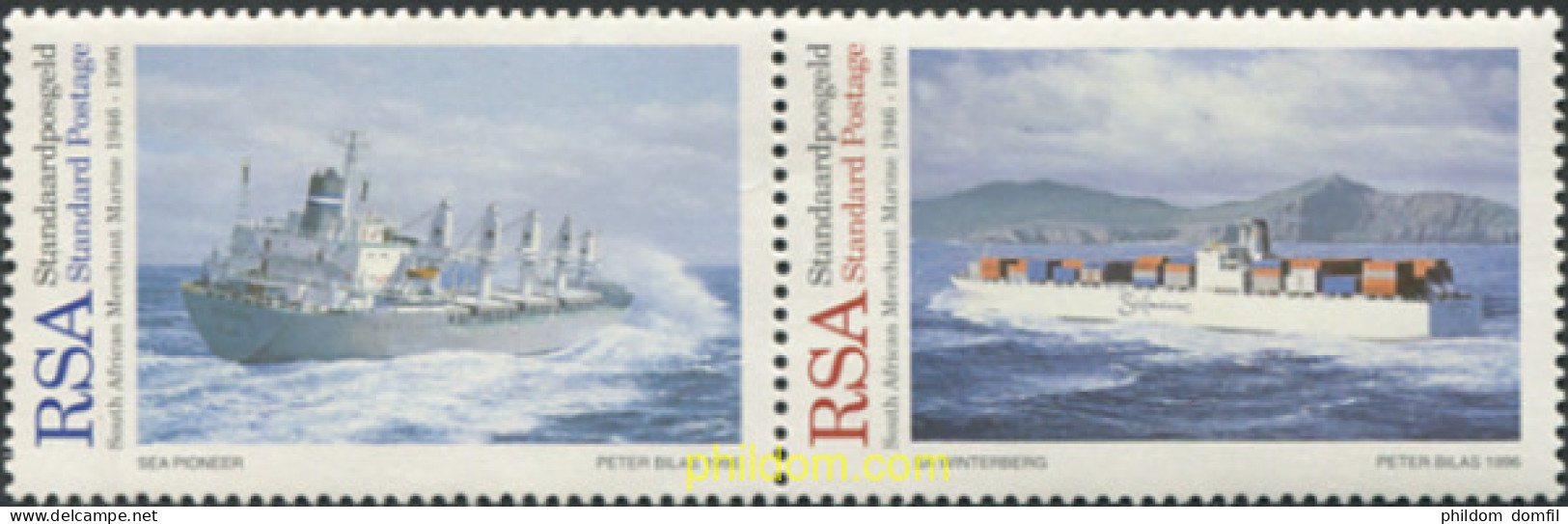 722284 MNH SUDAFRICA 1996 CINCUENTENARIO DE LA MARINA SUDAFRICANA - Nuevos