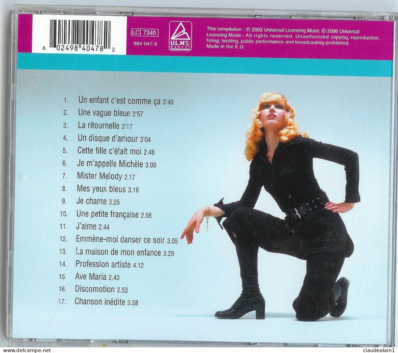 ALBUM CD MICHELLE TORR - Un Enfant C'est Comme ça (17 Titres) - Très Bon état - Otros - Canción Francesa