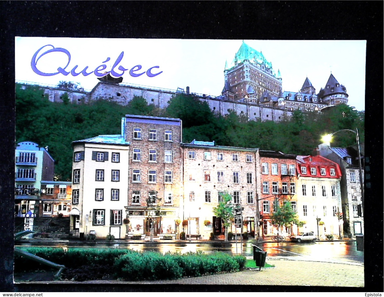 ► Art Canadien - Tableau - CANADA - L'espace Entre Les Colonnes - N° 1887 - 2001 Su Carte Postale Quebec Pour La  France - Covers & Documents