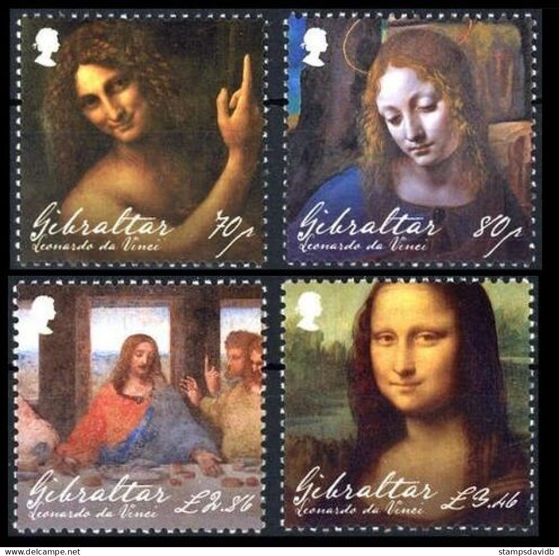 2019 Gibraltar 1929-1932 500 Years Since Leonardo Da Vinci's Death 19,00 € - Madonna