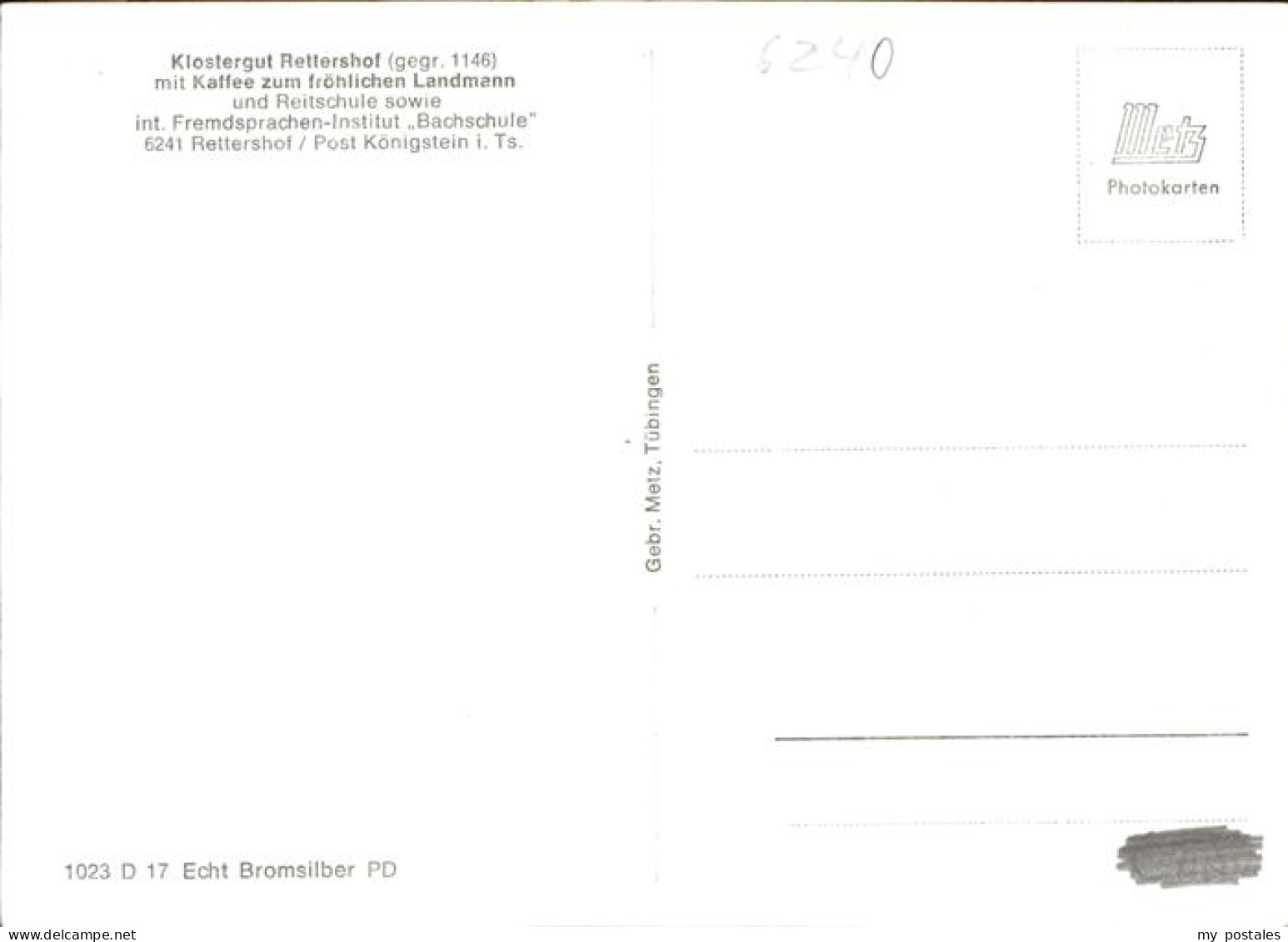 41264898 Rettershof Klostergut Rettershof Kaffee Zum Froehlichen Landmann Retter - Kelkheim