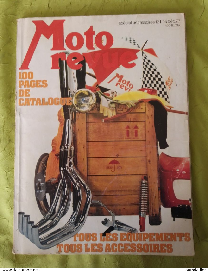 MOTO REVUE Catalogue Accessoires Et équipements 15 12 1977 - Motorfietsen