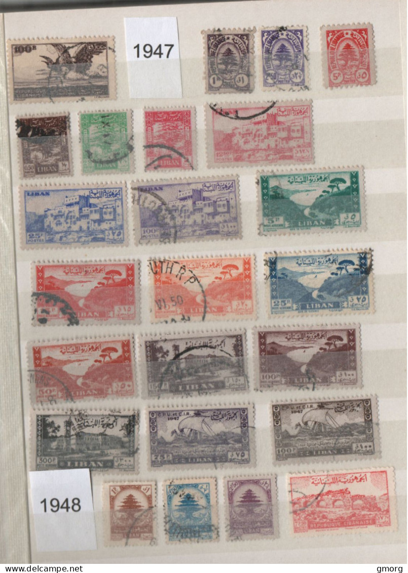 Lebanon 1945 To 1950 Used Selection  (L5) - Liban