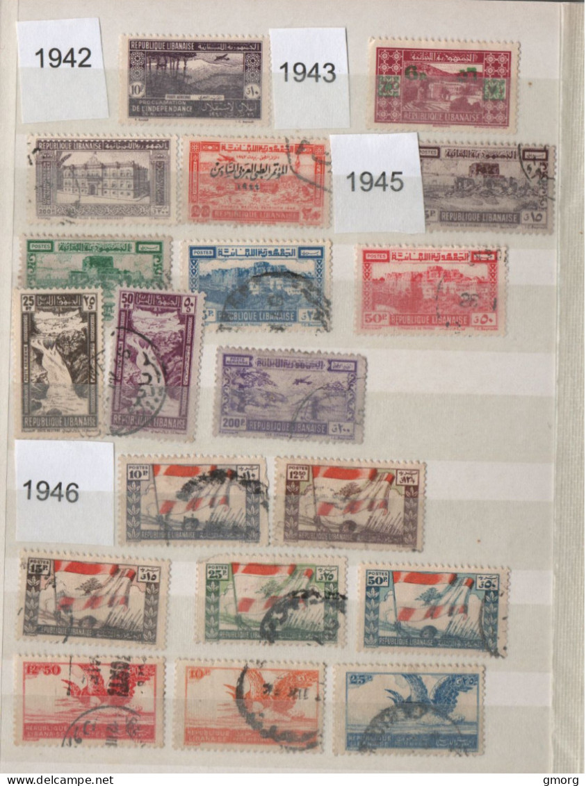 Lebanon 1945 To 1950 Used Selection  (L5) - Liban