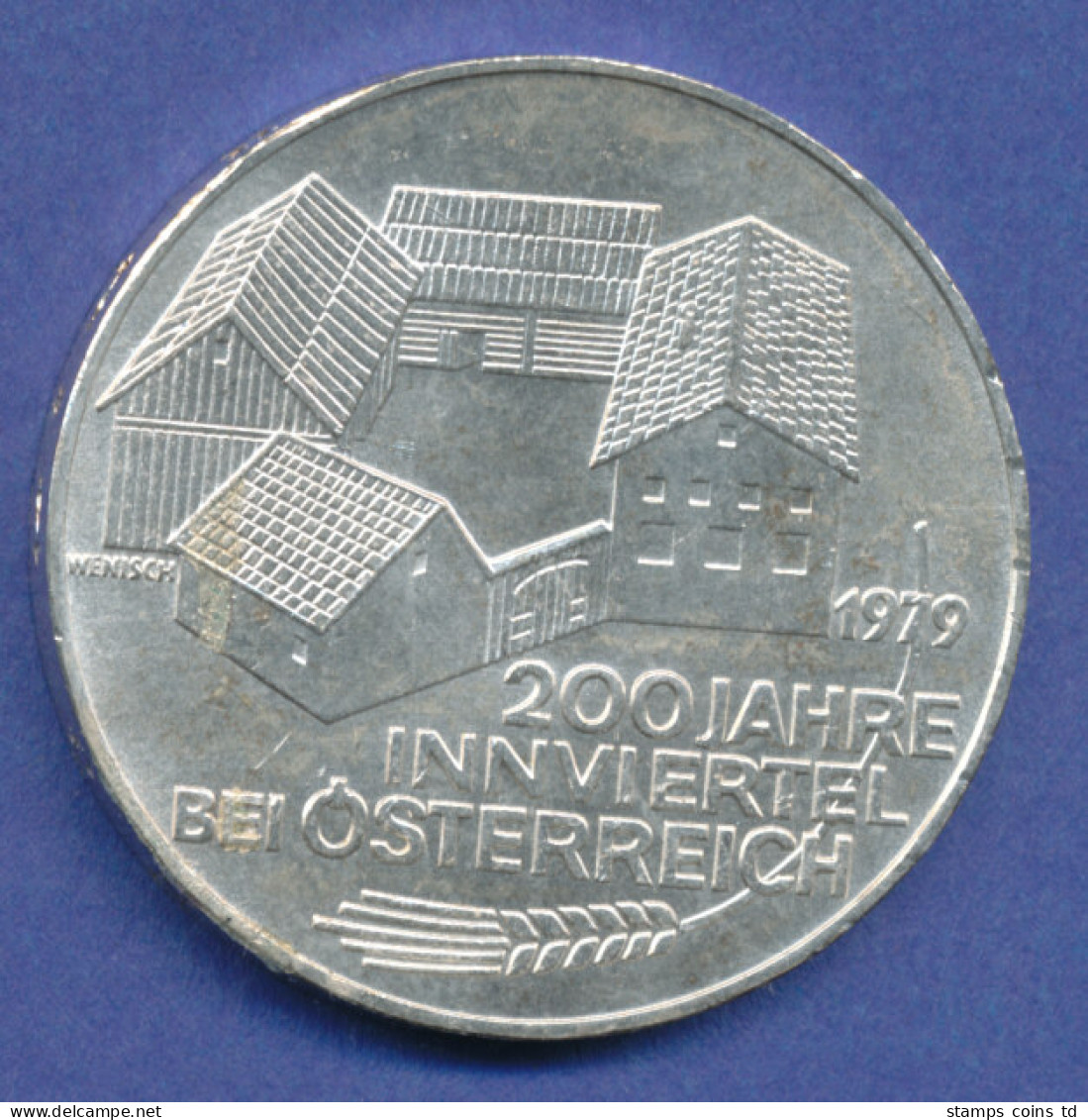 Österreich 100-Schilling Silber-Gedenkmünze 1979, Innviertel Vierseithof - Autriche