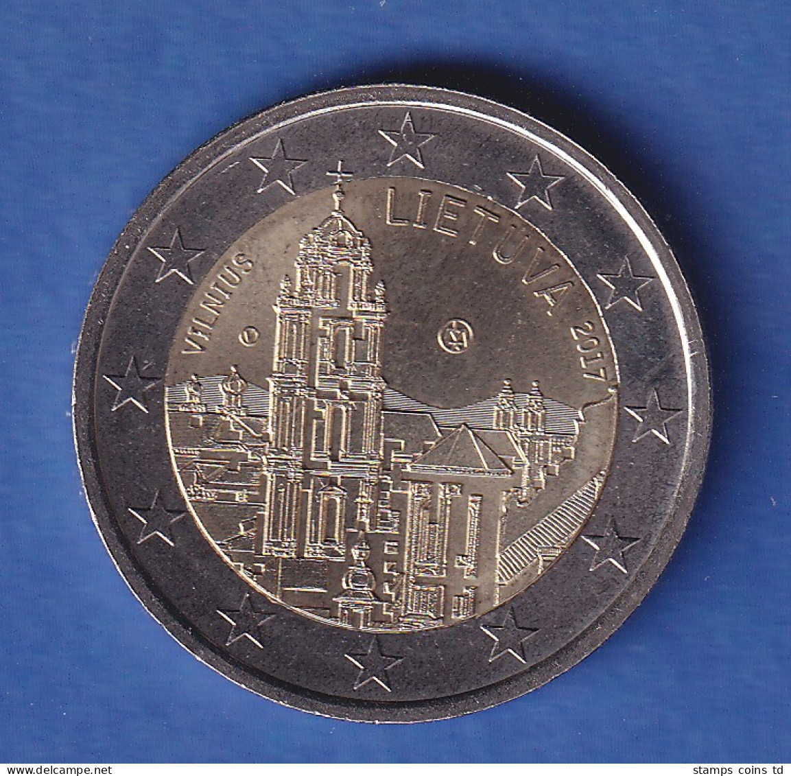 Litauen 2017 2-Euro-Sondermünze Vilnius Bankfr. Unzirk.  - Lithuania