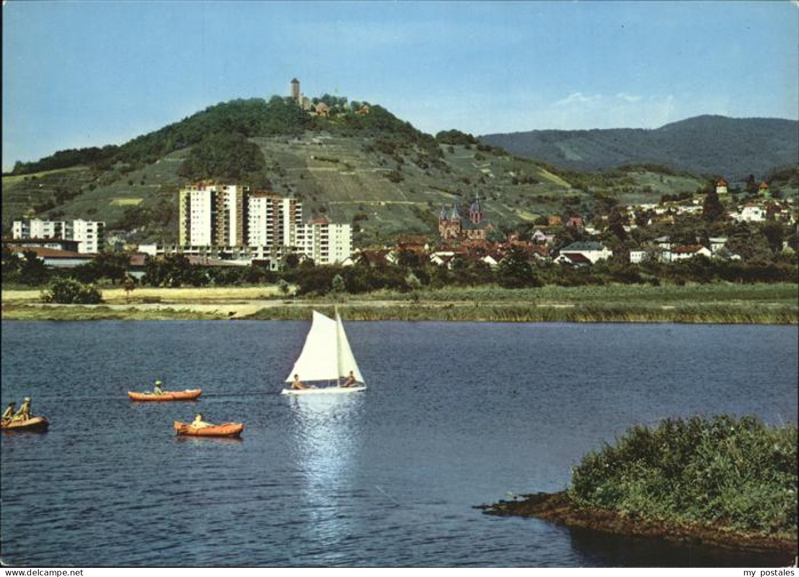 41264693 Heppenheim Bergstrasse Segelboote Ruderboote Heppenheim - Heppenheim