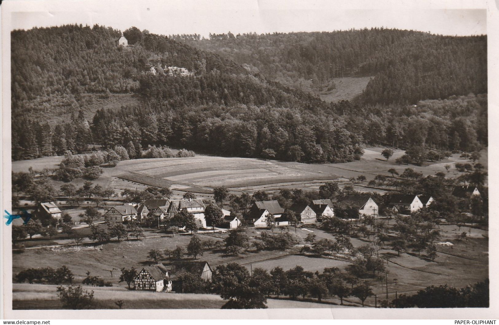 6149 FÜRTH - WESCHNITZ, Blick über Den Ort, Landpoststempel 1953, Brfm. Fehlt.... - Heppenheim