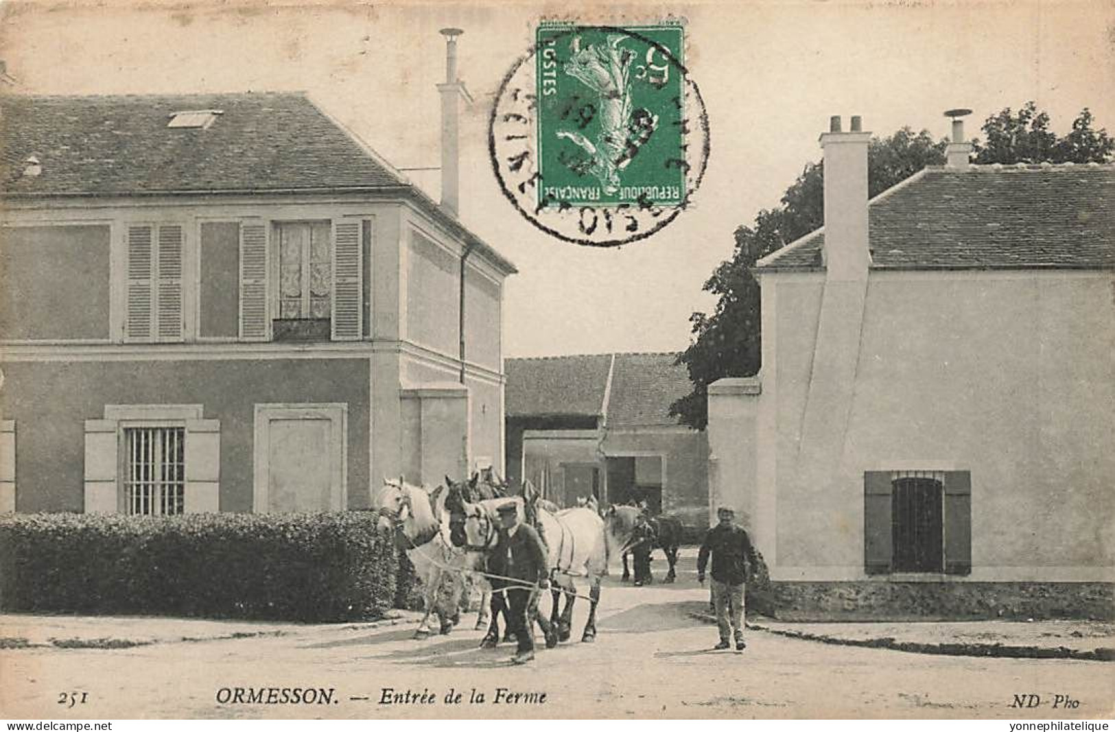 94 - VAL DE MARNE - ORMESSON - Entrée De La Ferme - Scène Agricole - 10771 - Ormesson Sur Marne