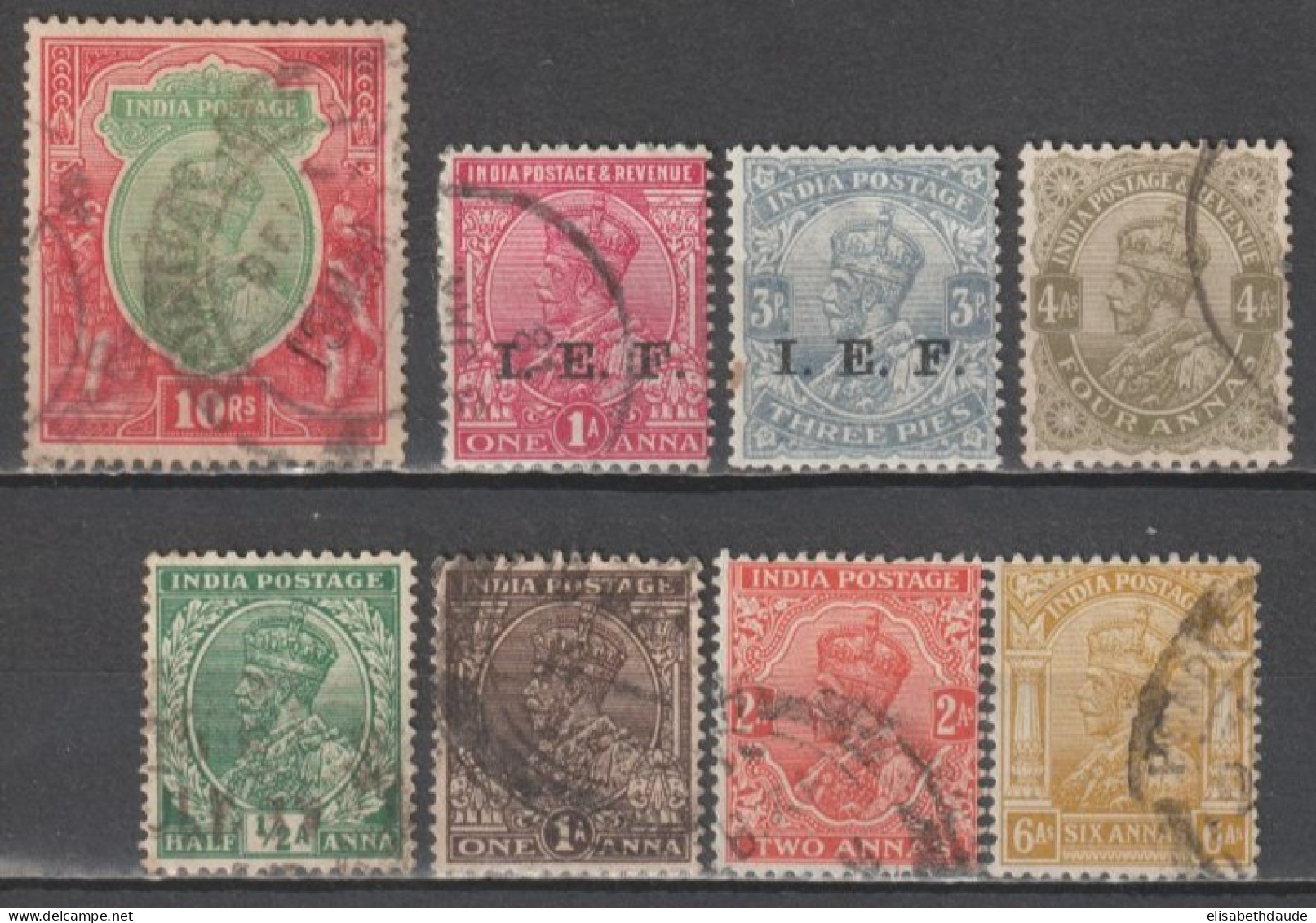 INDIA - 1911/1935 - PETIT LOT Dont YVERT N° 94 ! OBLITERES - 1911-35 King George V